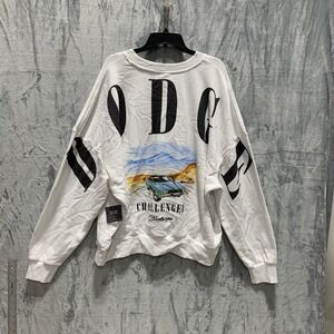 Grayson Threads Men's Sweatshirt‎ Long Sleeve Crew Neck Dodge Challenger Car XXL